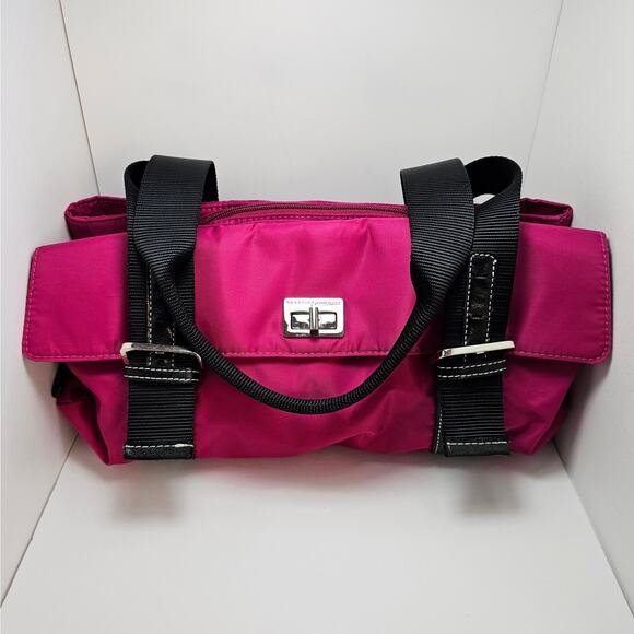 Kenneth Cole Reaction Magenta Pink Nylon Bag - Picture 1 of 16